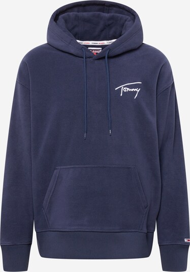 Tommy Jeans Sweatshirt i mørkeblå / hvit, Produktvisning