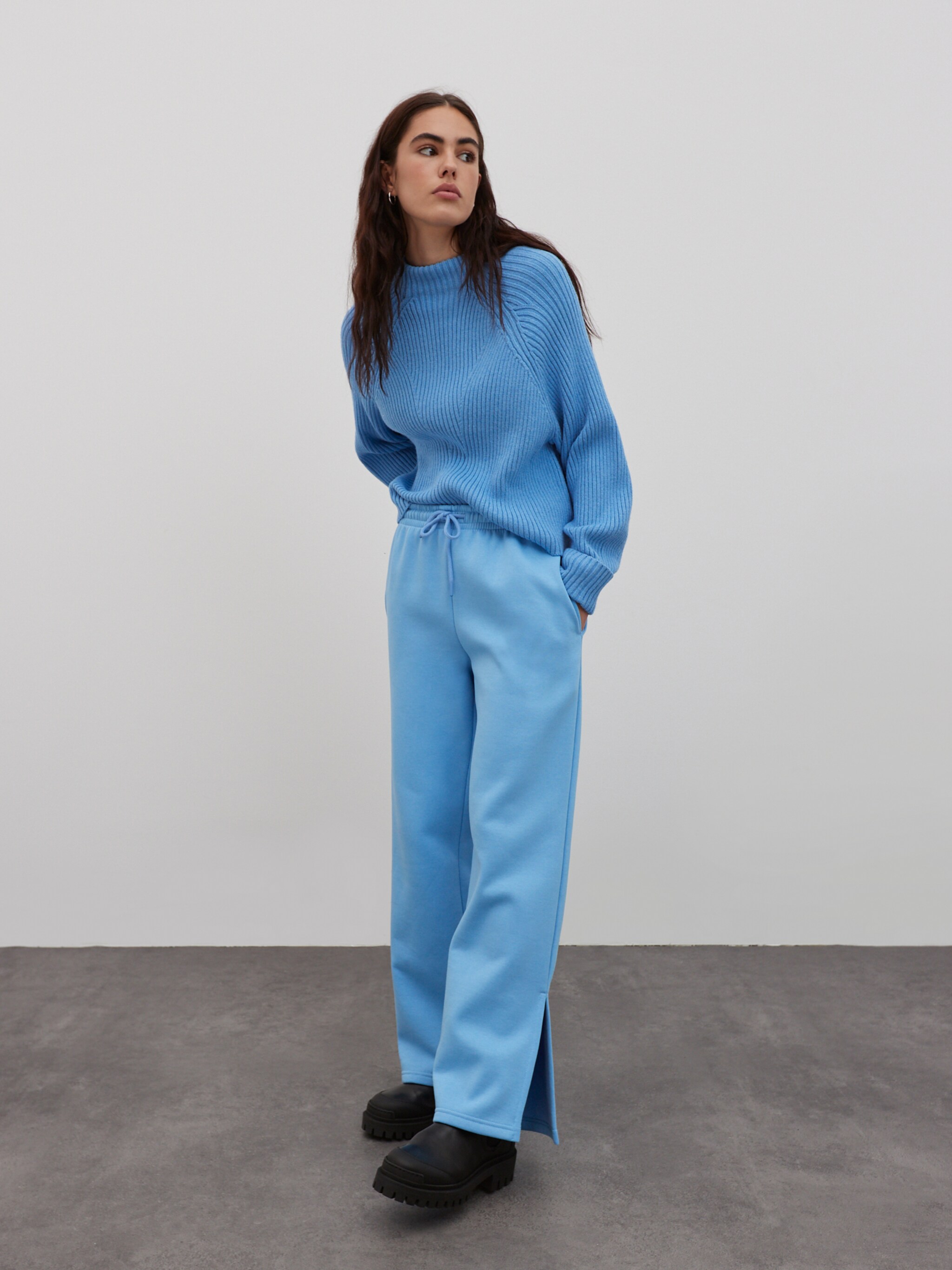 EDITED Producten Broek 'Sancia' Lichtblauw