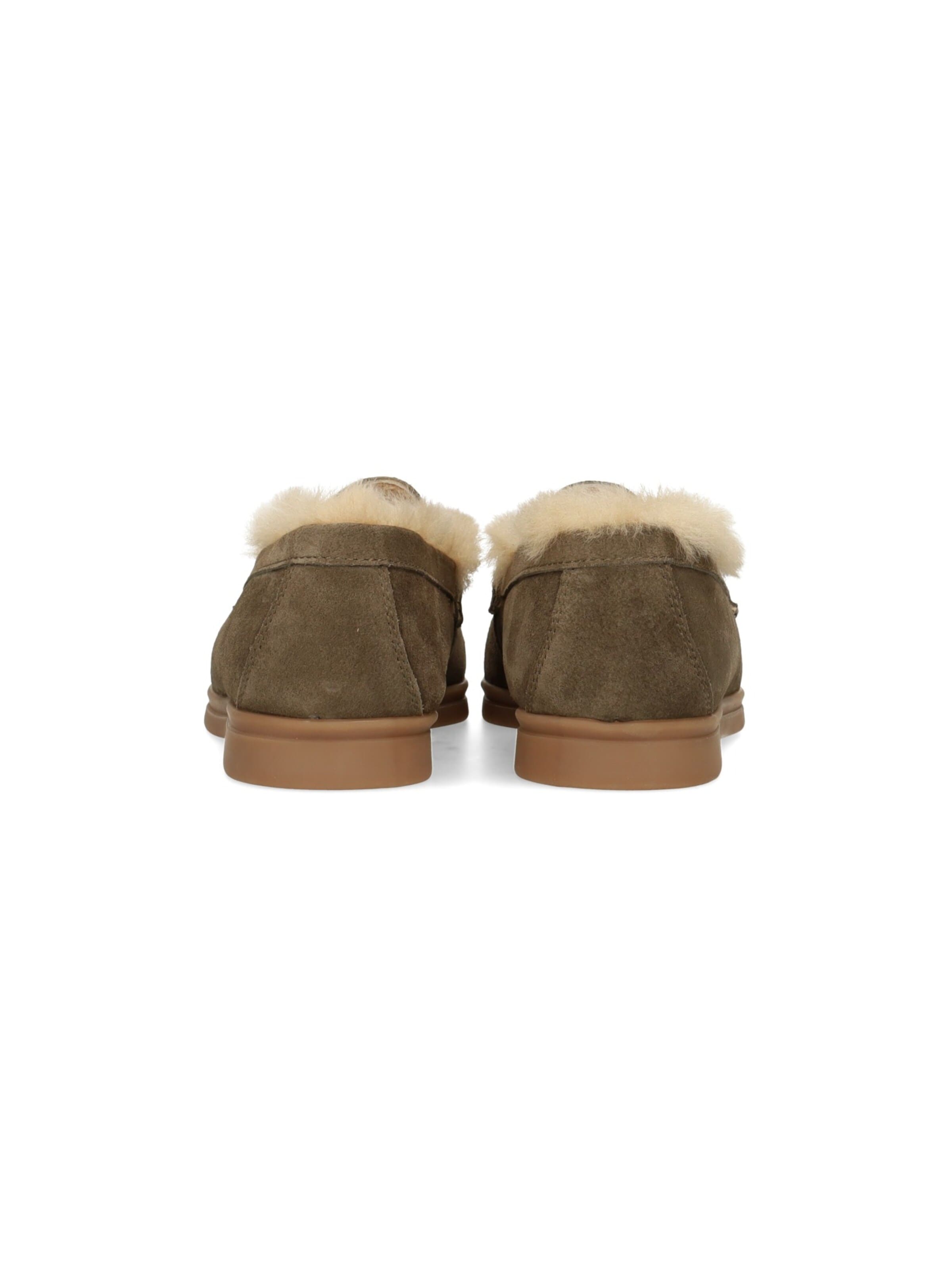 Poelman Instappers 'Poelman ZALAMA Damen Loafer' in Groen