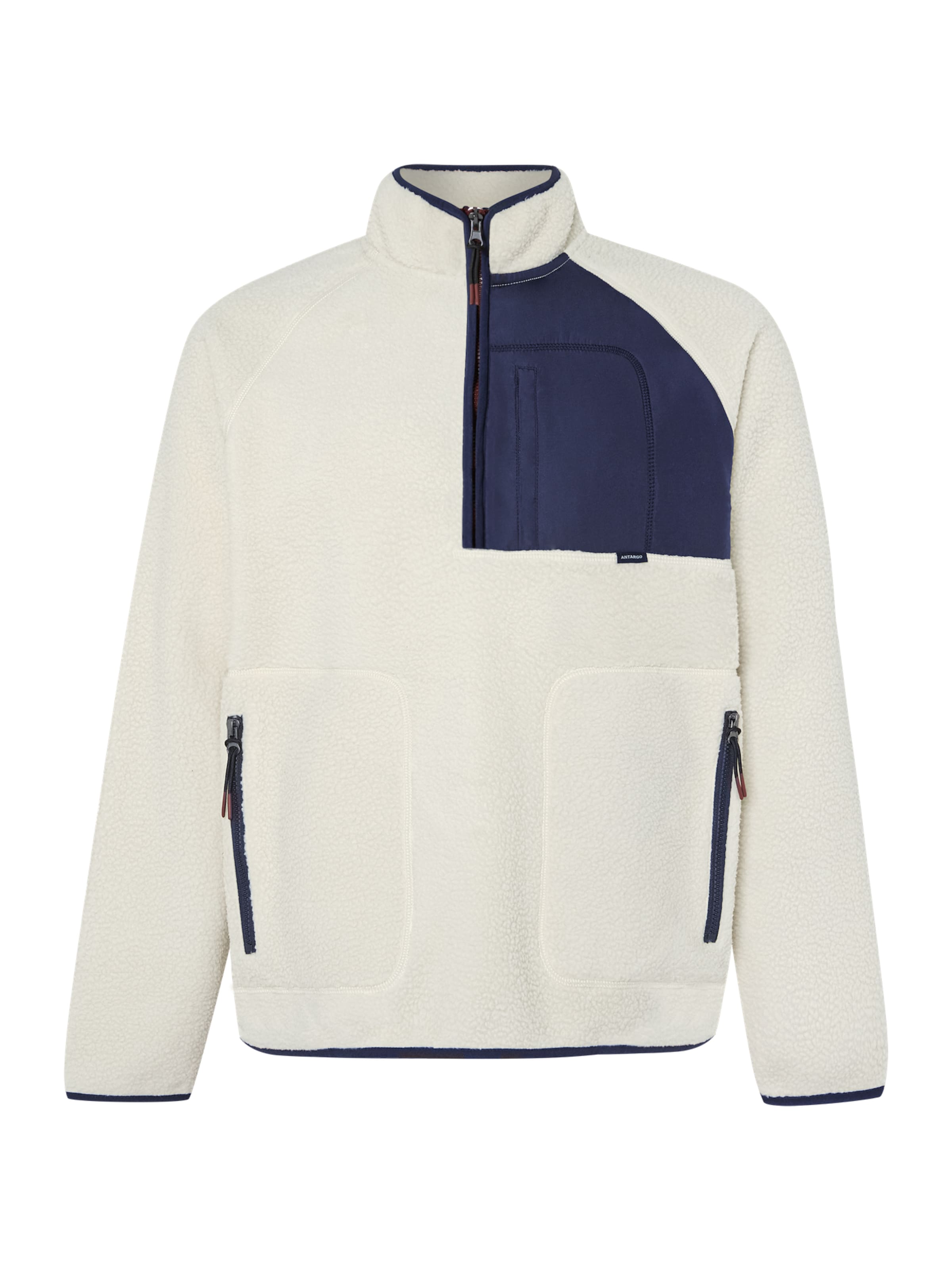 antargo Fleece Jacket in Beige: front
