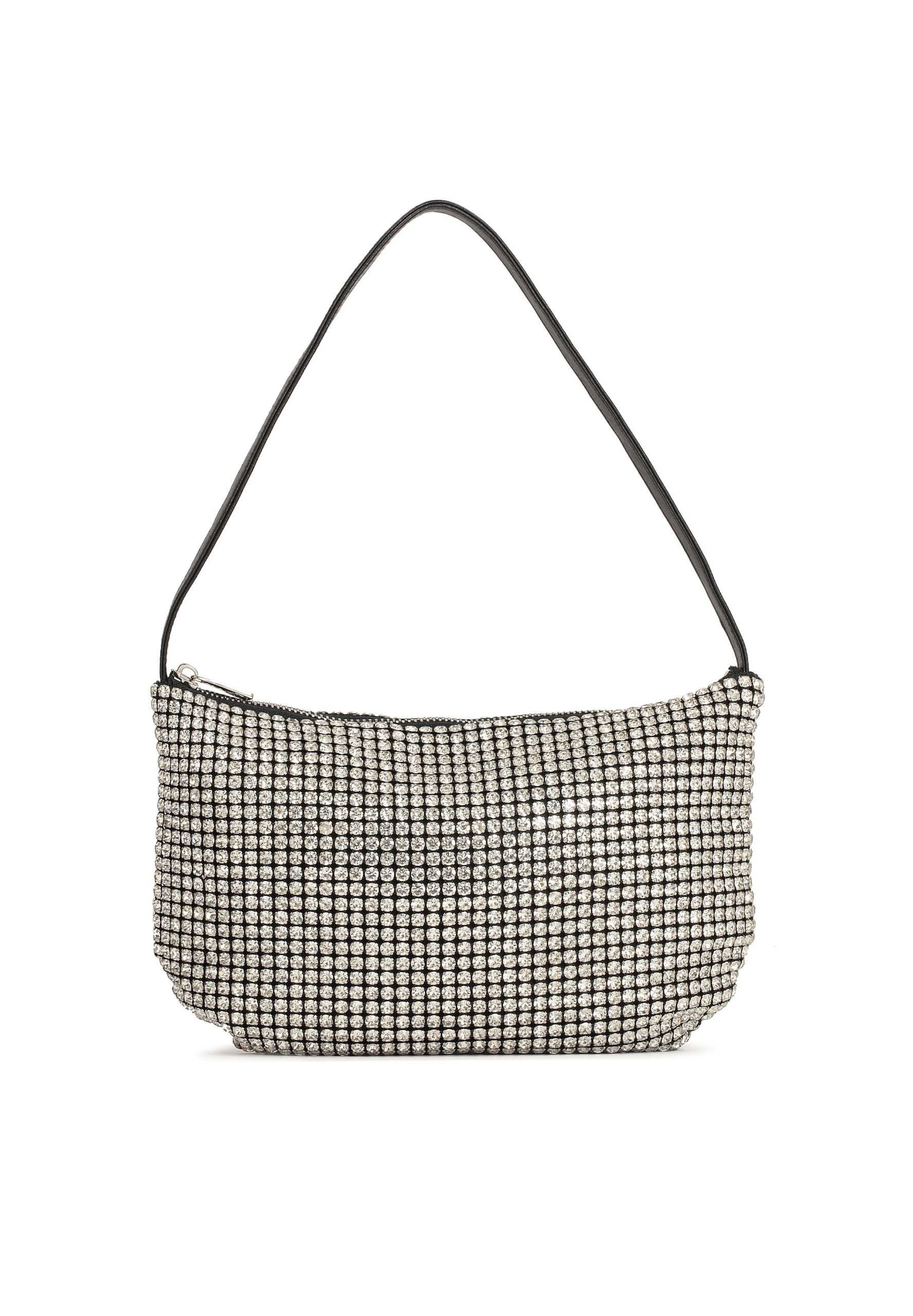 Sac bandoulière Kazar en noir : devant