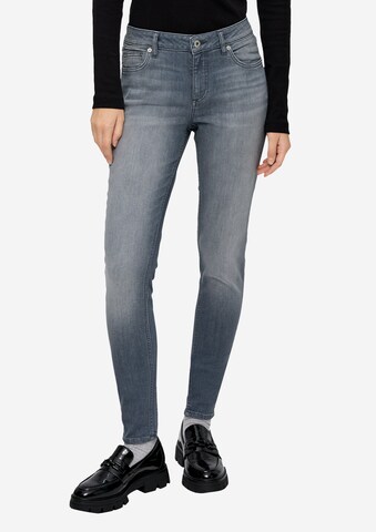 QS Skinny Jeans 'Sadie' i grå: framsida