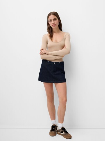 Body a maglietta di Bershka in beige