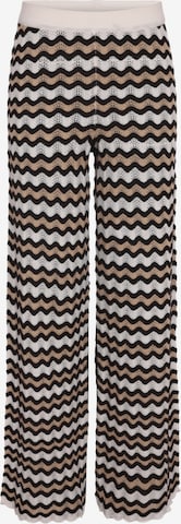 Noisy May Curve Regular Housut 'NMSADIE' värissä beige: etupuoli