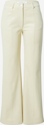 Bootcut Pantalon 'Milano' Calvin Klein Jeans en vert : devant