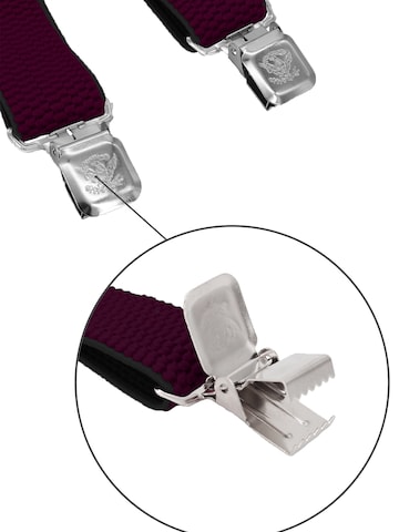 Fabio Farini Suspenders in Purple