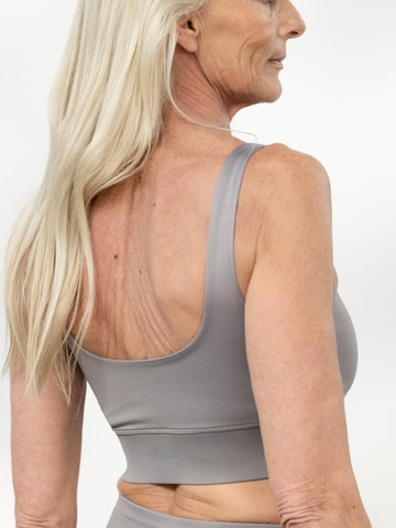 Bustier Soutien-gorge de sport 'Bustier' Hey Honey en gris