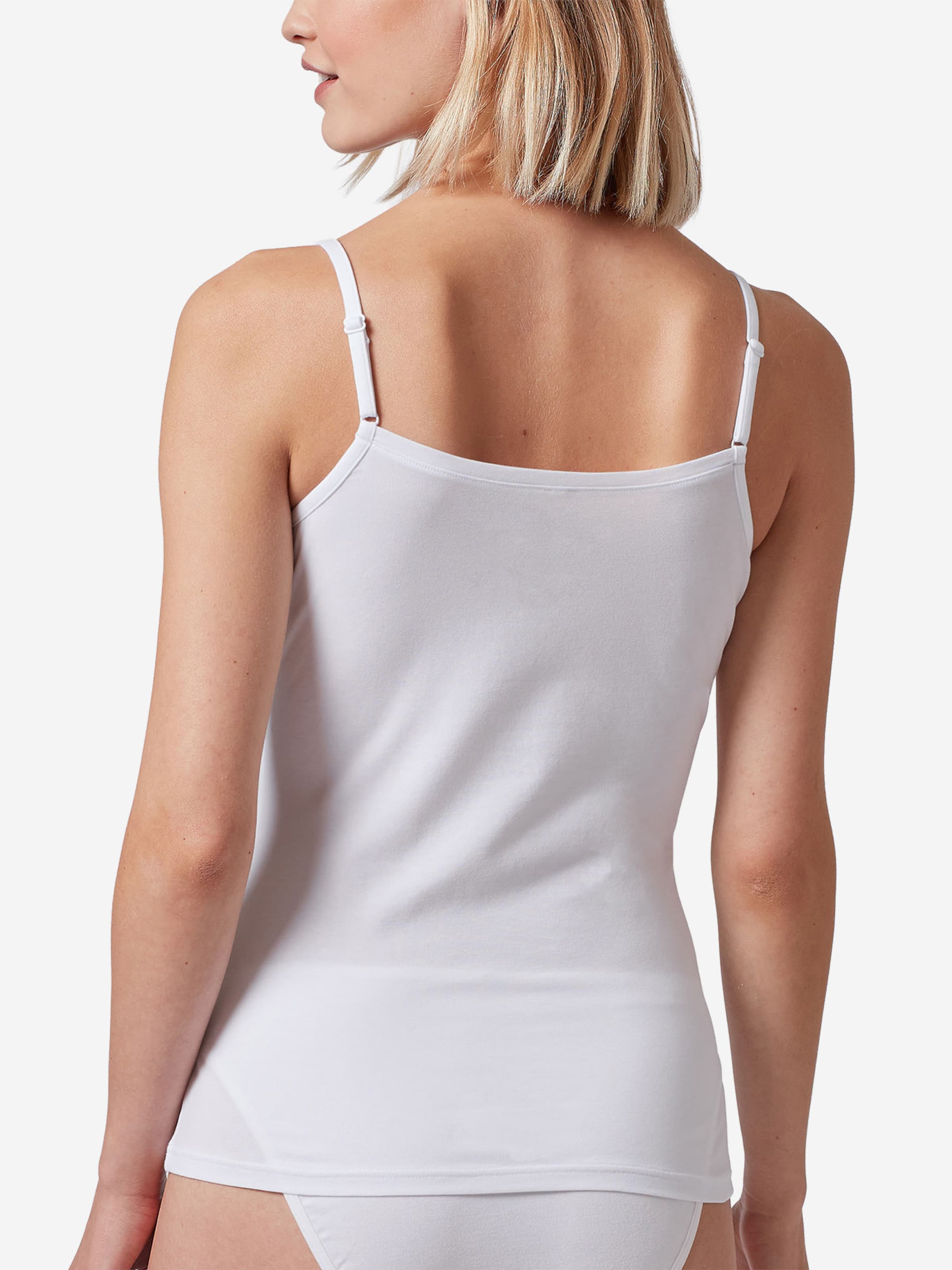 Haut ' Cotton Essentials ' Skiny en blanc