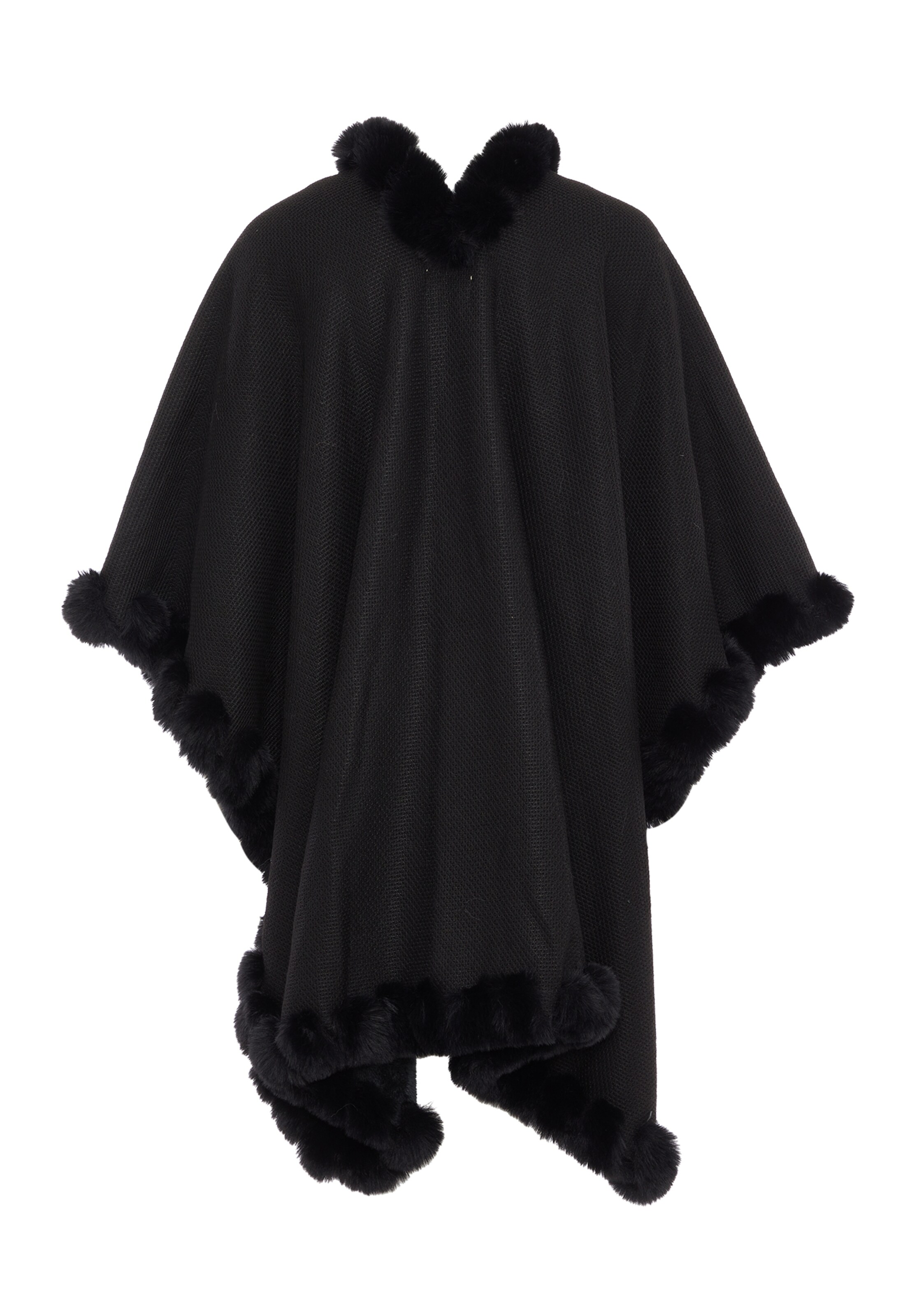 FRAULLY Cape in Zwart