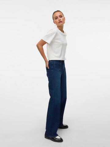 VERO MODA Wide leg Jeans 'VMTessa' in Blauw