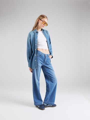 MAC Wide Leg Jeans 'DREAM' in Blau