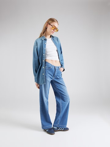 MAC Wide Leg Jeans 'DREAM' in Blau