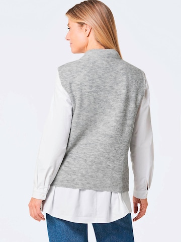Goldner Knitted vest in Grey