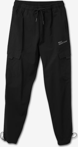 Pantalon HALO en noir : devant
