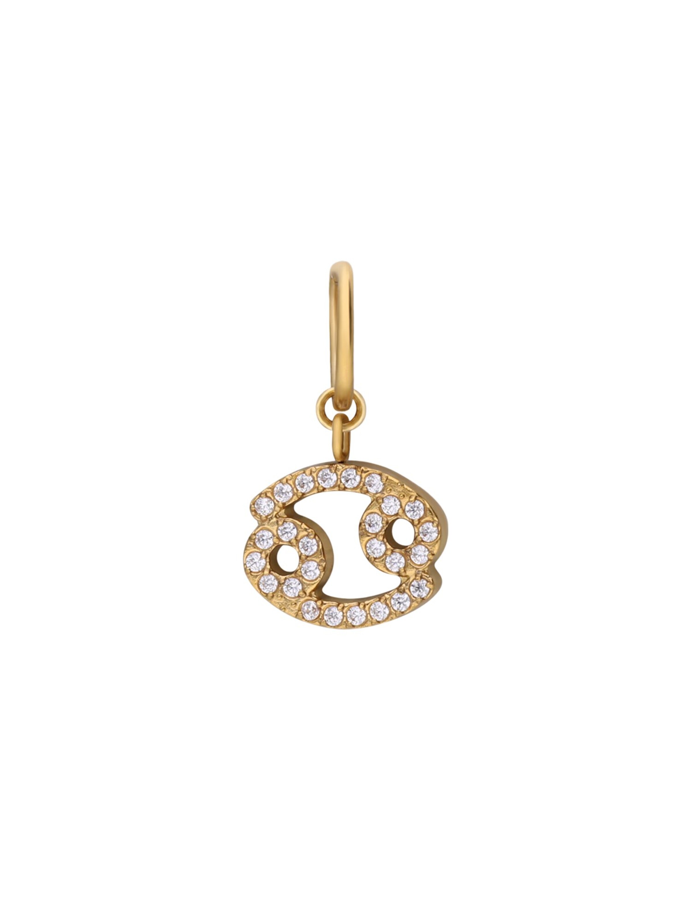 Lucardi Pendant 'Statement' in Gold: front