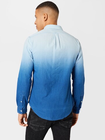 Polo Ralph Lauren Kitsas lõige Triiksärk, värv sinine
