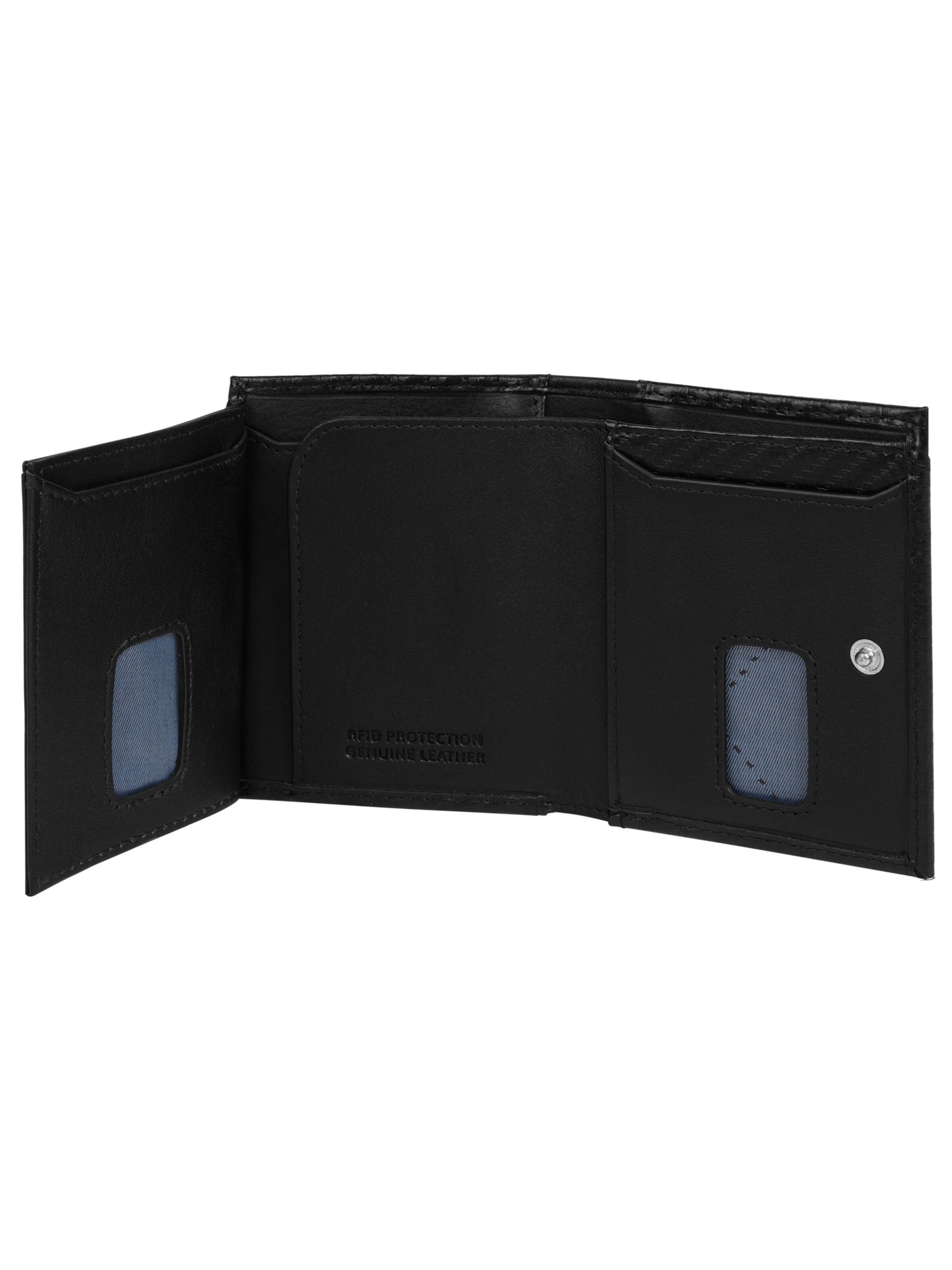 bugatti Wallet 'SECURE SLIM' in Black