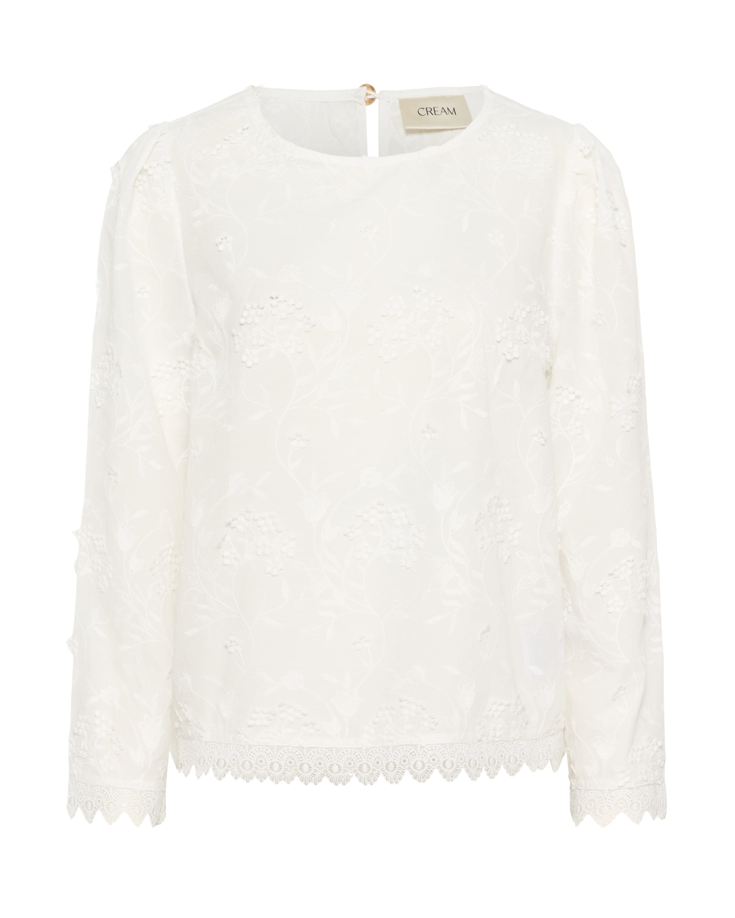 Cream Bluse 'Hilda' in Weiß: Vorderseite