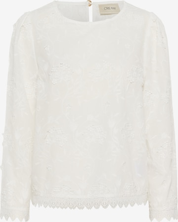 Chemisier 'Hilda' Cream en blanc : devant