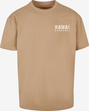 Merchcode Shirt 'Hawai' in Brown: front