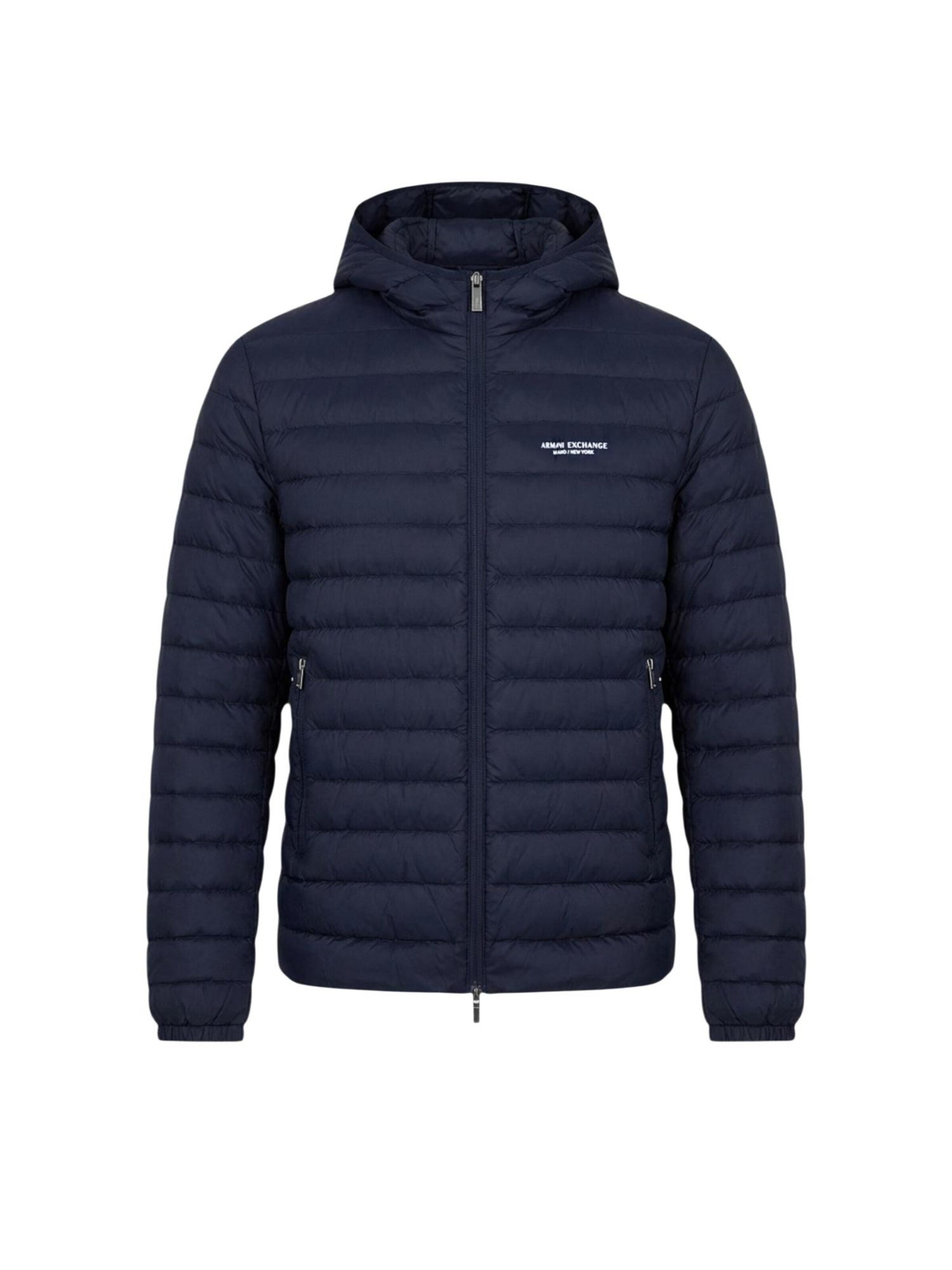 ARMANI EXCHANGE Winter coat 'DOWN JACKET XM001577 AF16927' in Blue: front