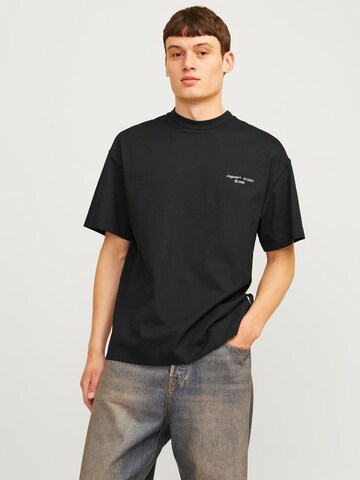 JACK & JONES Shirt 'JORNOHO' in Black: front