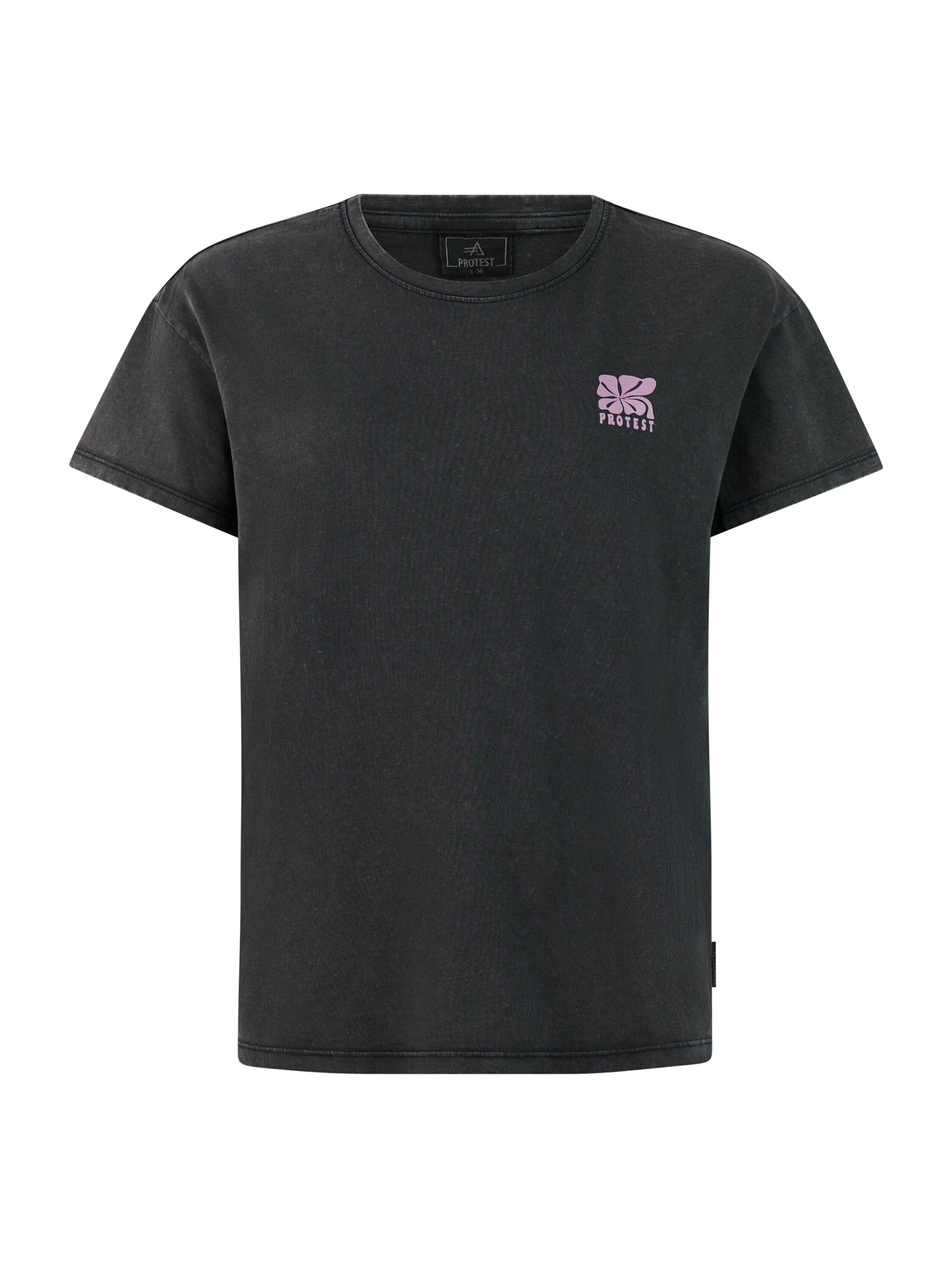 PROTEST Shirt 'PRTLas' in Schwarz: Vorderseite