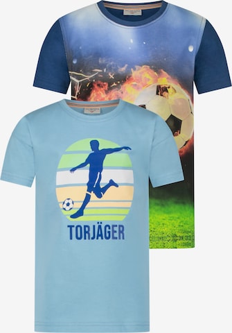 SALT AND PEPPER T-Shirt 'Torjäger' in Blau: predná strana
