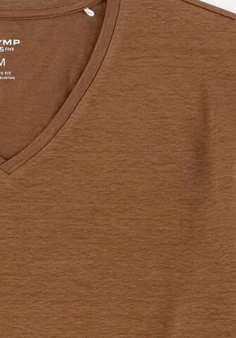 OLYMP T-Shirt in Braun