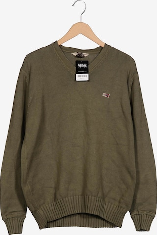 NAPAPIJRI Pullover XL in Grün: Vorderseite