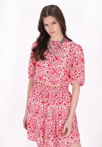 myMo ROCKS - Top em vermelho: frente