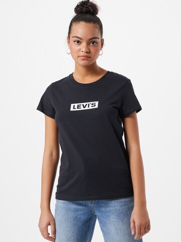 LEVI'S ® Тениска 'The Perfect Tee' в черно: отпред