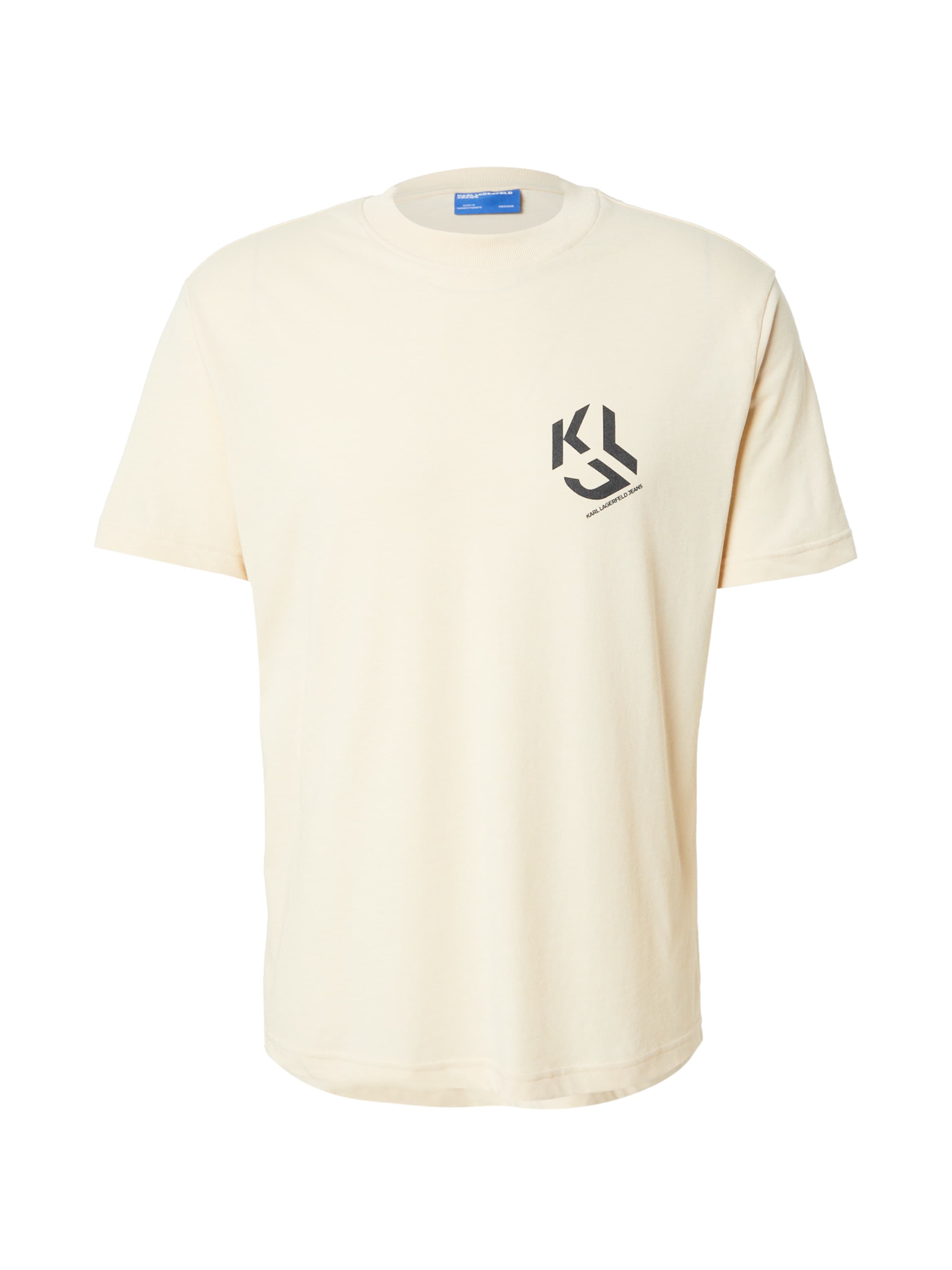 KARL LAGERFELD JEANS Tričko – béžová: přední strana