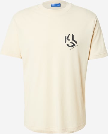 KARL LAGERFELD JEANS - Camiseta en beige: frente