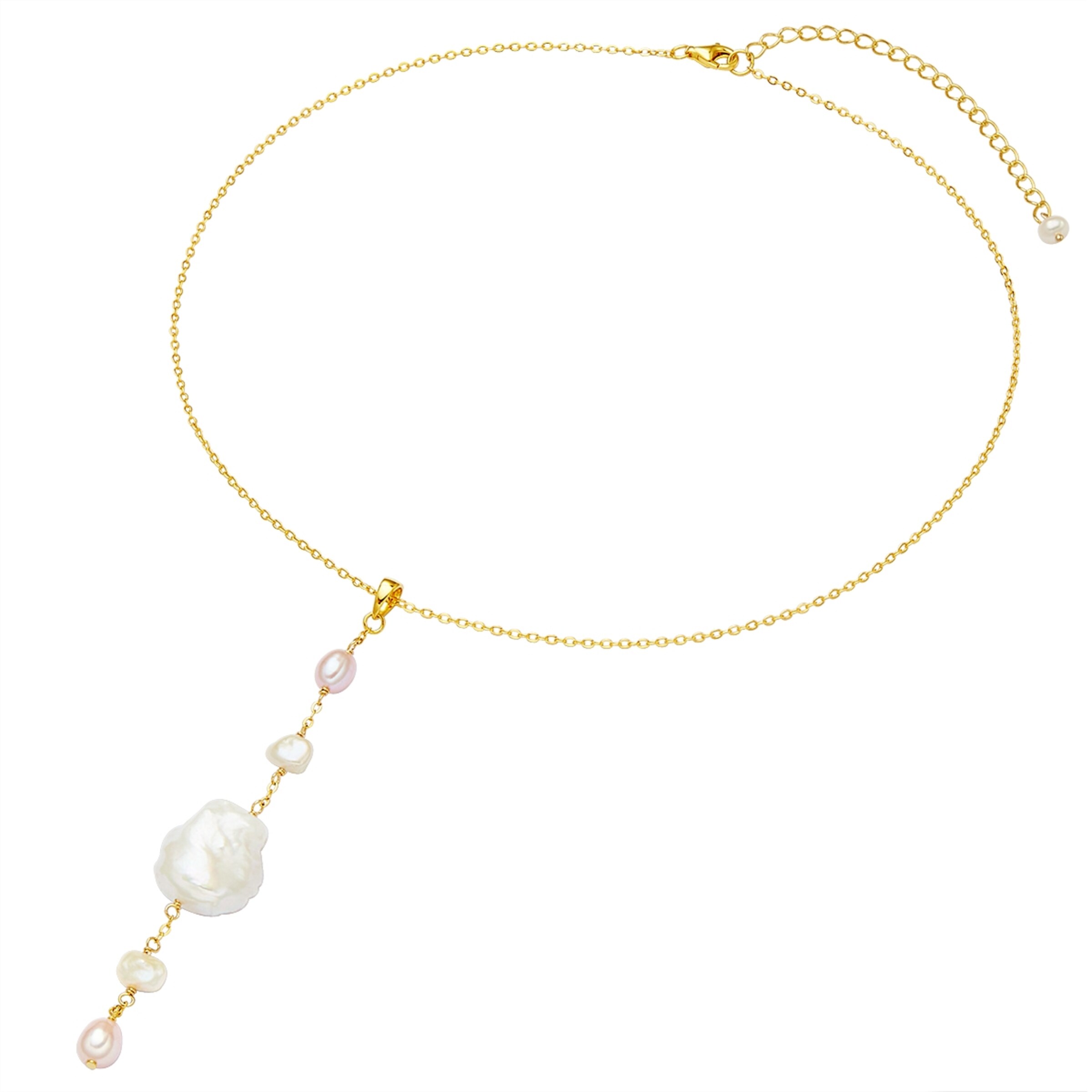 Valero Pearls Ketting in Goud: voorkant