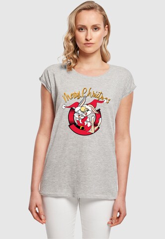 T-shirt 'Looney Tunes - Lola Merry Christmas' ABSOLUTE CULT en gris : devant