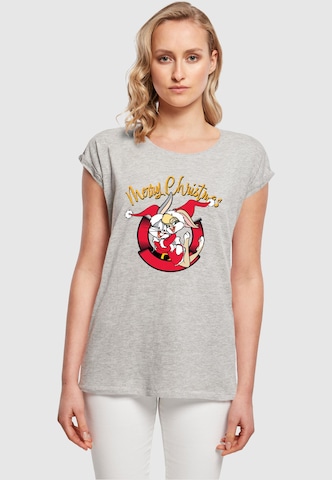 T-shirt 'Looney Tunes - Lola Merry Christmas' ABSOLUTE CULT en gris : devant