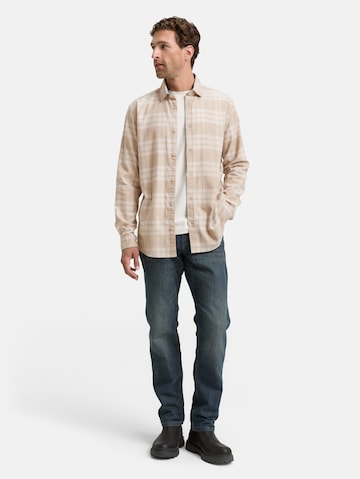 TOM TAILOR Regular fit Overhemd in Bruin