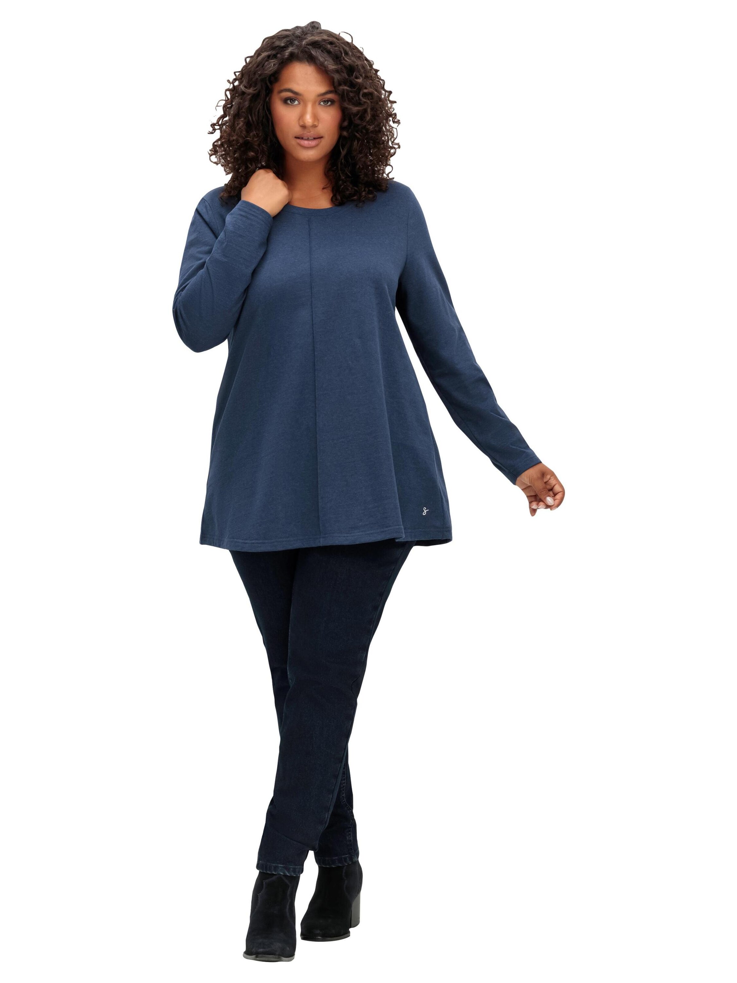 SHEEGO T-shirt i blå