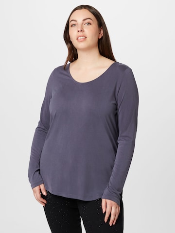 Vero Moda Curve Shirt 'Filli' in Blauw: voorkant