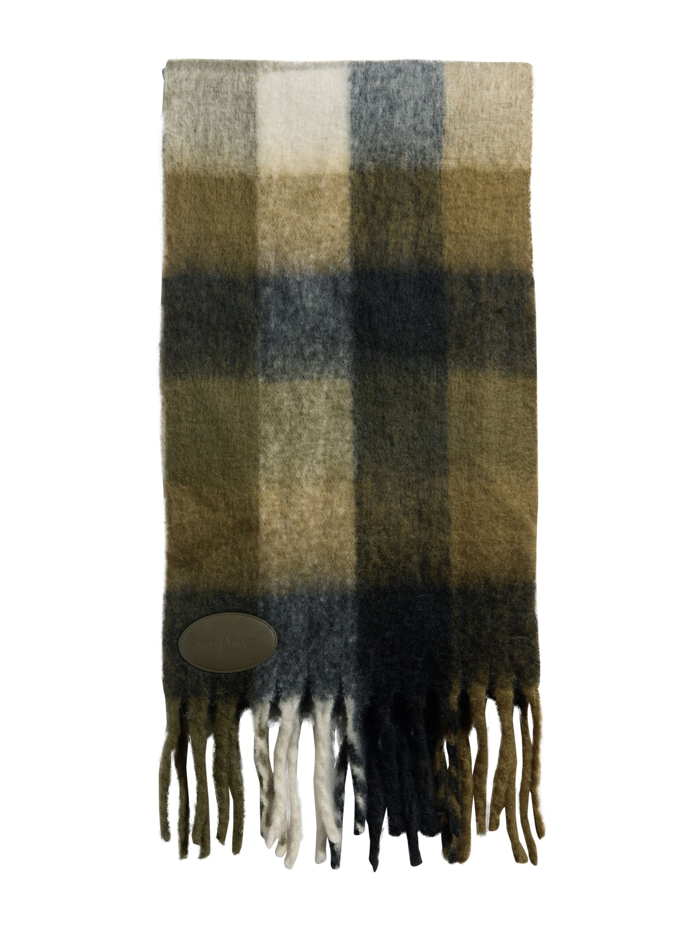 love & roses Шарф в Зеленый: спереди