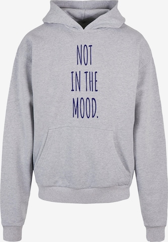 Merchcode Sweatshirt 'NITM' in Grijs: voorkant