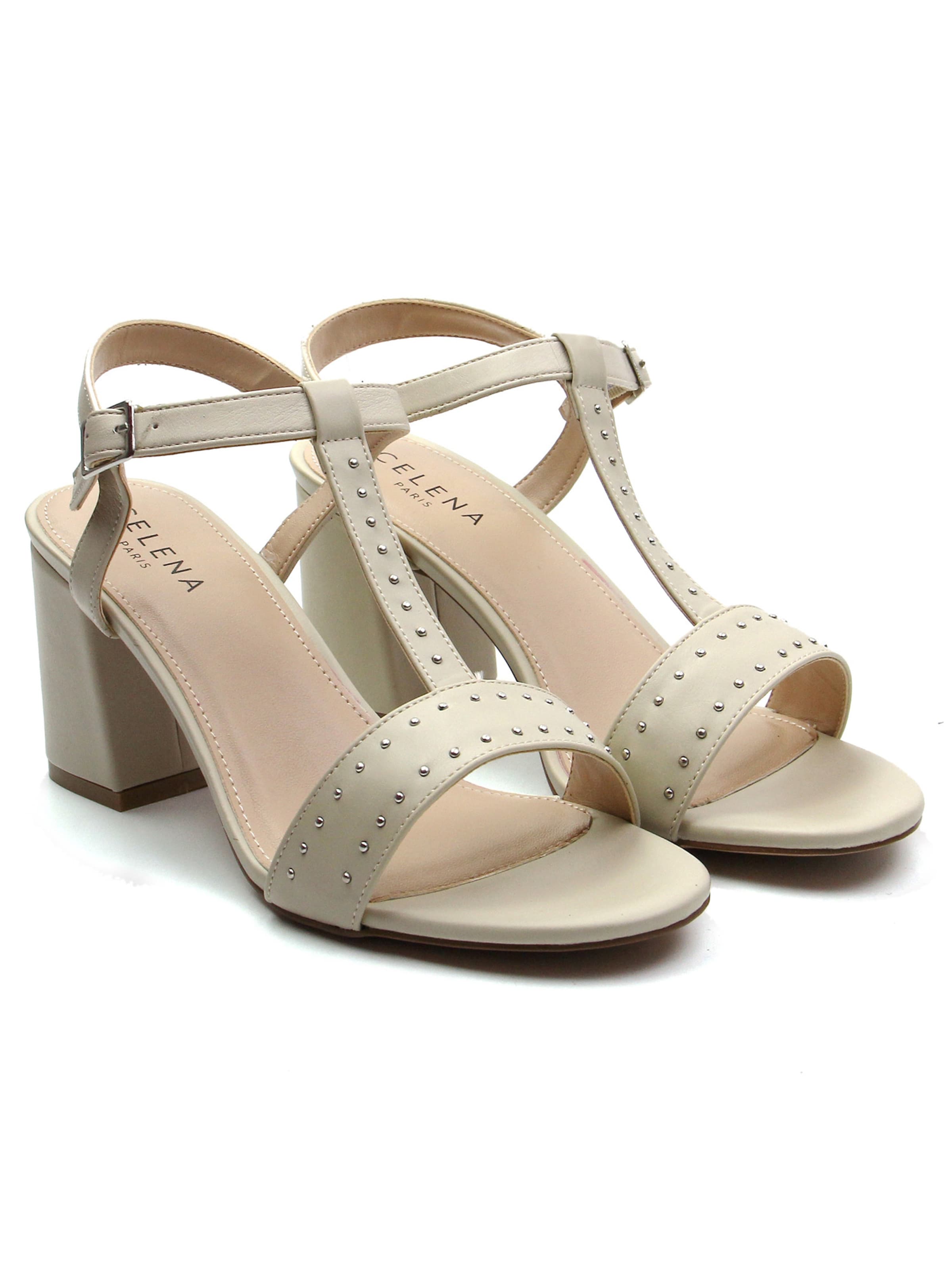 Celena Босоножки с ремешком 'Carita' в Бежевый