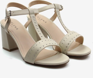 Celena - Sandalias con hebilla 'Carita' en beige