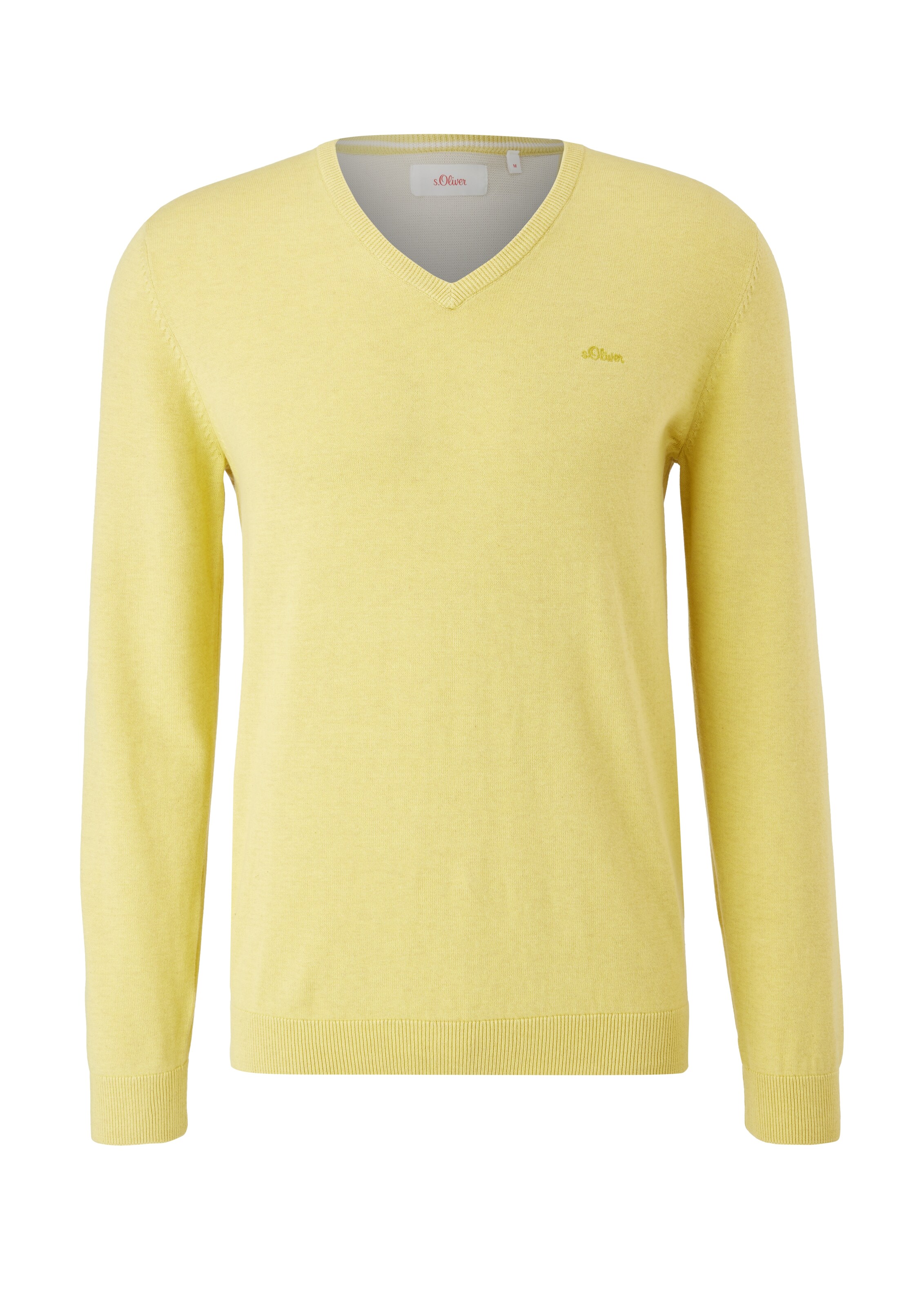 s.Oliver Pullover in Gelb: Vorderseite