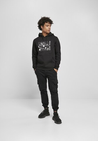 MT Men Sweatshirt 'Hip Hop Radius Hoody' in Black