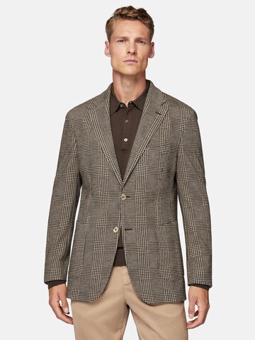 Regular fit Giacca da completo di Boggi Milano in marrone: frontale