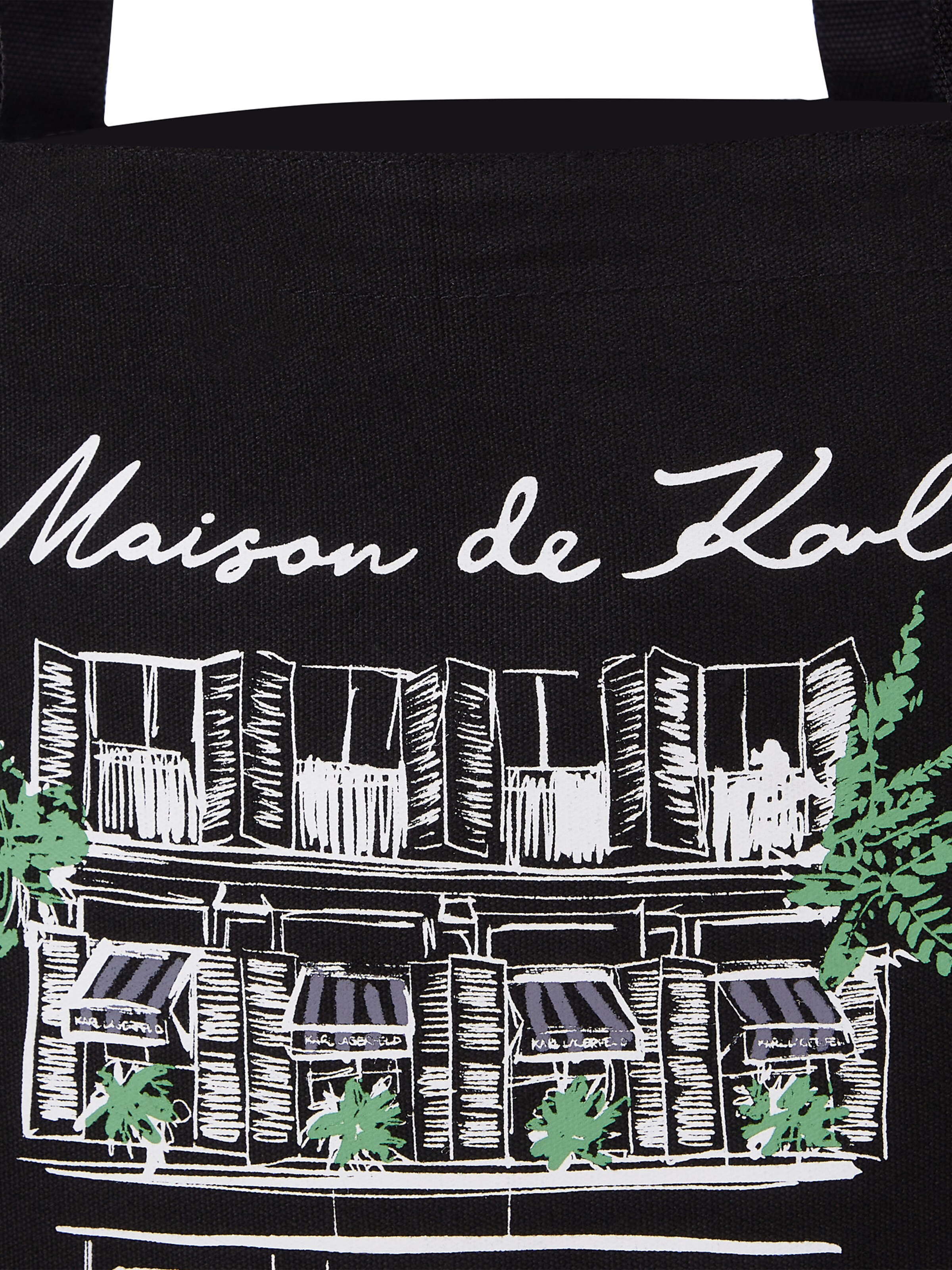 Karl Lagerfeld Μεγάλη τσάντα σε μαύρο