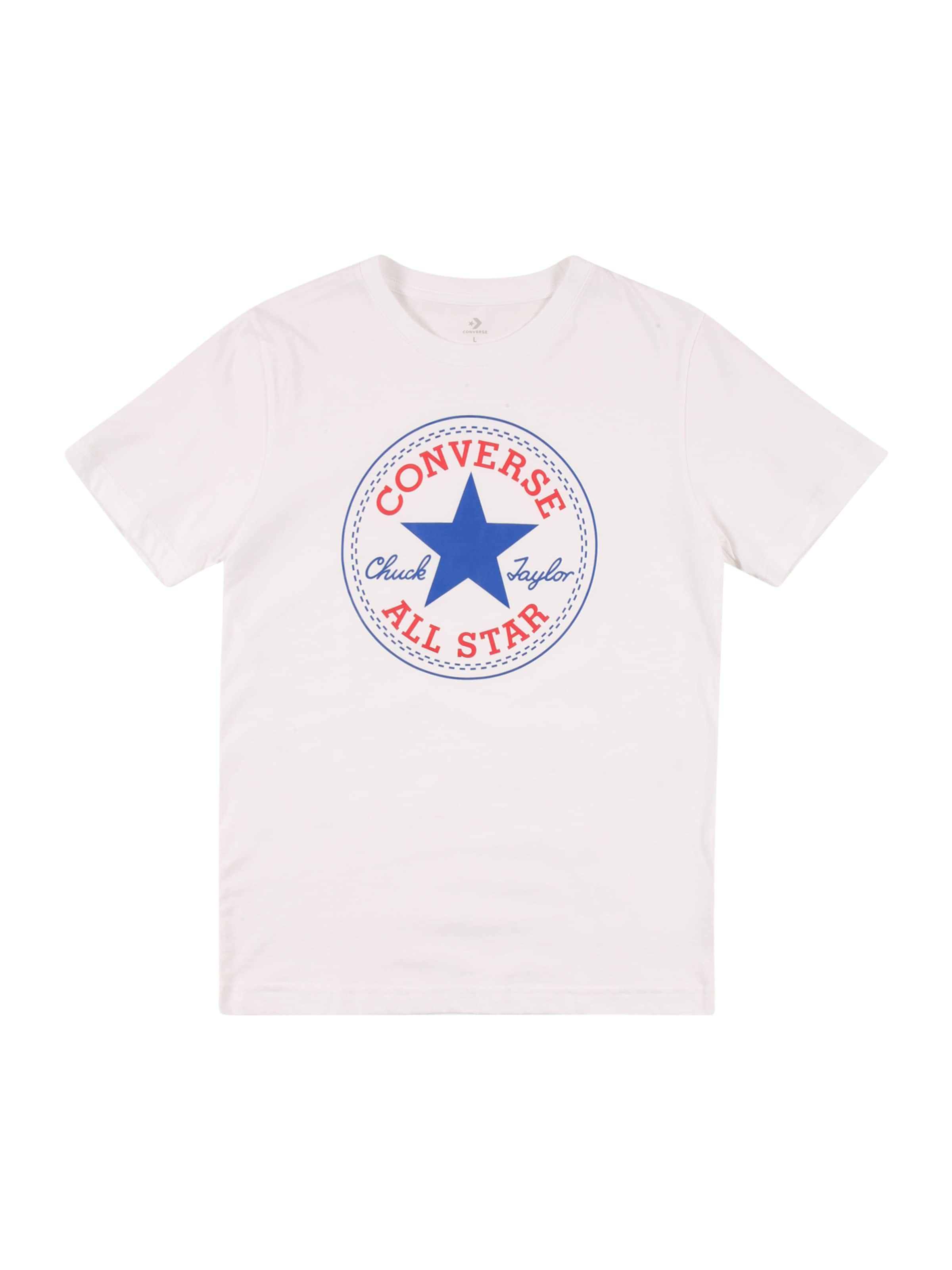 CONVERSE Shirt 'Chuck' in White: front