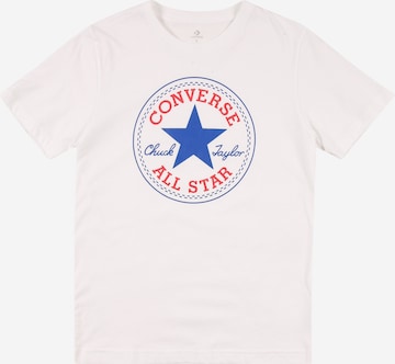 CONVERSE Shirt 'CHUCK' in Weiß: predná strana